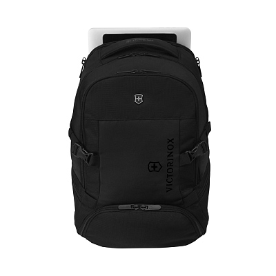 Рюкзак VICTORINOX VX Sport Evo Deluxe Backpack, чёрный, полиэстер, 35x25x48 см, 28 л