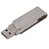 USB flash-карта SWING METAL (16Гб), серебристая, 5,3х1,7х0,9 см, металл - Фото 3