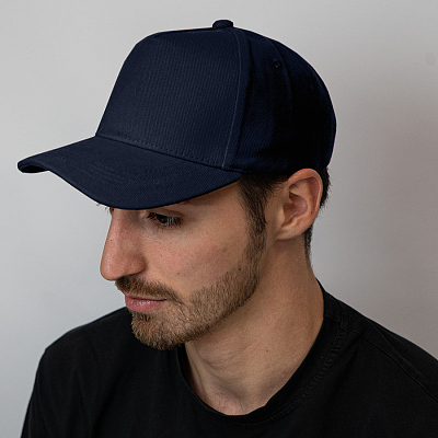 Бейсболка Boston, 5 клиньев, металлическая застежка