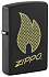 Зажигалка ZIPPO с покрытием Black Matte,латунь/сталь, черная, 38x13x57 мм - Фото 1