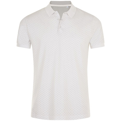 Рубашка поло мужская Brandy Men, белая с темно-синим (Синий) Рубашка поло мужская Brandy Men, белая с темно-синим (Синий)