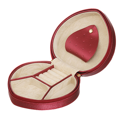 Шкатулка для украшений Jardin D'Ete, цвет бордовый, 16 х 14,8 х 5 см