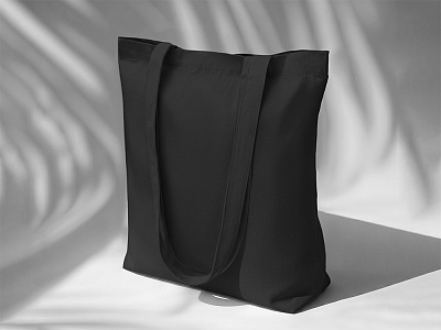 Сумка из плотного хлопка Carryme 220, 220 г/м2 (Чёрный)