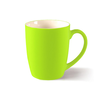 Кружка MATFEY soft touch 350 мл (Светло-зеленый)