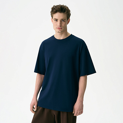 Футболка унисекс Раст Нео (Rust Neo), 240 гр., темно-синий, размер XL/2XL (Синий)