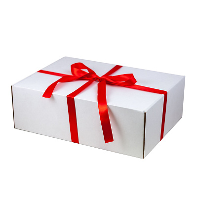 Подарочная лента для малой универсальной подарочной коробки, красная (Красный)