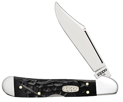 Нож перочинный ZIPPO Rough Black Synthetic Mini CopperLock 92 мм чёрный