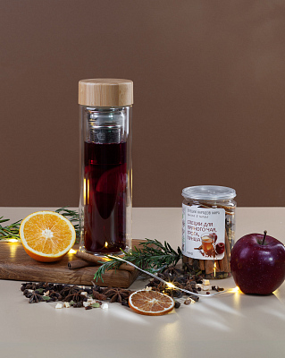 Набор подарочный "Pleasure": термос "Hot point", специи, натуральный