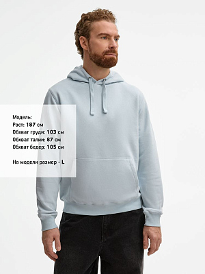 Толстовка унисекс Spencer, голубая