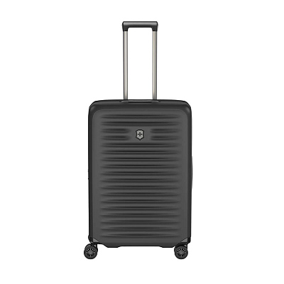 Чемодан VICTORINOX Airox Advanced, черный матовый, 100% поликарбонат Makrolon, 46x29x69 см, 75 л
