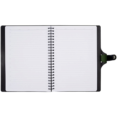 Ежедневник Strep Front на заказ, недатированный, зеленый