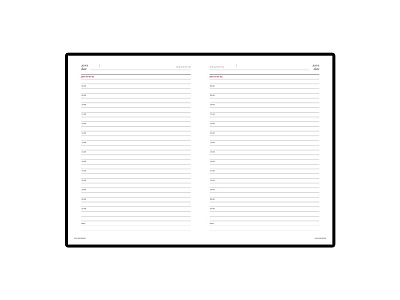 Ежедневник недатированный А5 Sidney Nebraska с золотым срезом