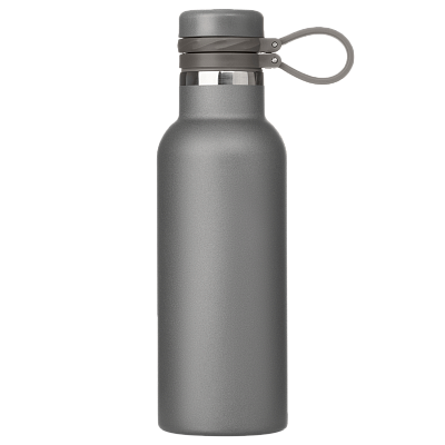 Термобутылка вакуумная герметичная Модена (Modena), серая (Серый)