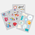 Наклейки из ПВХ Sticker Pack на заказ, M - Фото 1