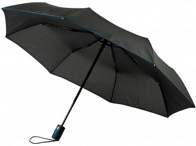 Зонт складной Stark- mini (Черный/ярко-синий)