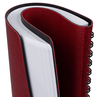 Ежедневник Strep Front на заказ, недатированный, красный