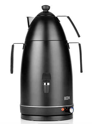 Самовар BEEM модель Mr. Tea, 4 литра, черный, матовый (Серебристый)