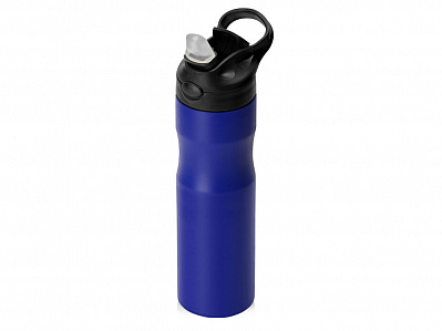 Бутылка для воды из стали Hike, 850 мл (Синий, черный)