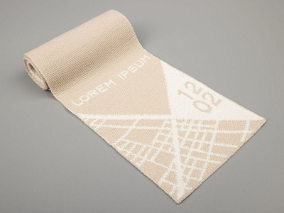 Шарф на заказ Tricksy Rand M полушерсть