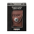 Чехол Zippo для зажигалки, кожа, с металлическим фиксатором на ремень, коричневый, 57х30x75 мм - Фото 4