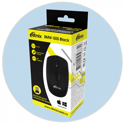 Мышь беспроводная RITMIX RMW-505