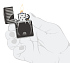 Зажигалка ZIPPO Classic с покрытием High Polish Black, латунь/сталь, черная, глянцевая, 38x13x57 мм - Фото 5
