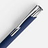 Ручка шариковая Keskus Soft Touch, темно-синяя - Фото 4