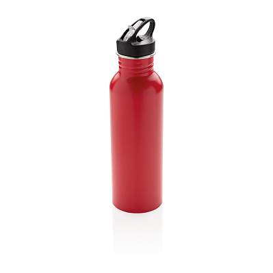 Спортивная бутылка для воды Deluxe (Красный;)