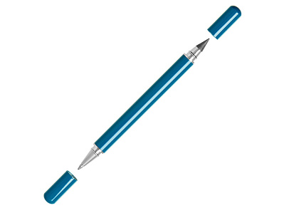 Металлическая ручка и вечный карандаш Van Gogh (Морская волна)
