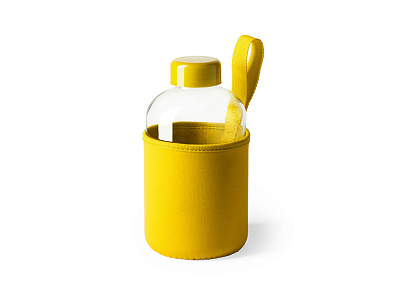 Бутылка KASTER в неопреновом чехле (Желтый)