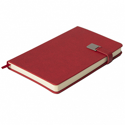 Ежедневник недатированный Linnie, формат А5, в линейку (Красный)