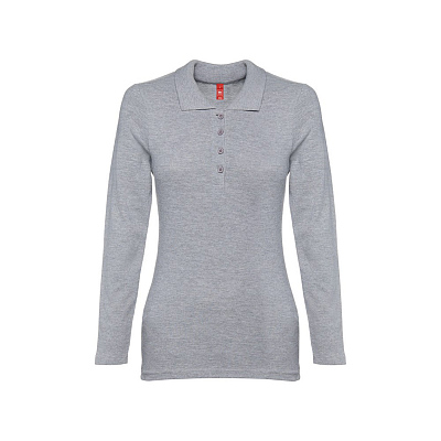 Рубашка-поло женская BERN WOMEN 210 с длинным рукавом