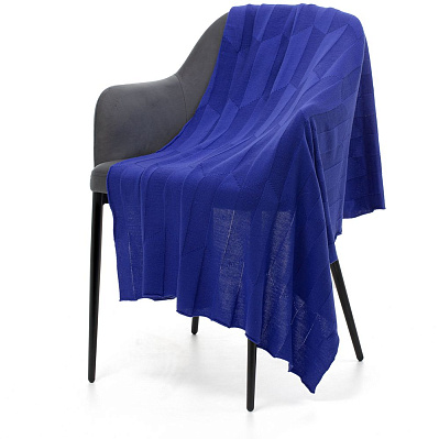 Плед Rombus  меланж (джинс) (Синий)