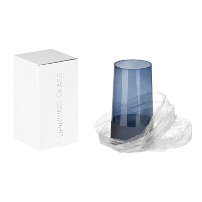 Стакан для воды высокий Сапфир (Sapphire), синий