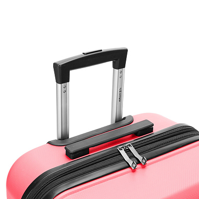 Чемодан TORBER В Отпуск, ярко-розовый, полипропилен, 65,5 х 43,5 х 26 см, 62 л