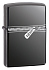 Зажигалка ZIPPO Puller с покрытием Black Ice ®, латунь/сталь, чёрная, глянцевая, 38x13x57 мм - Фото 1