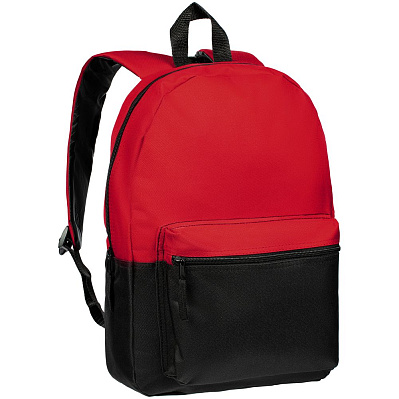 Рюкзак Base Up, черный с красным (Красный)