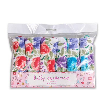 Набор салфеток махровых велюр "G-brand" мини-В