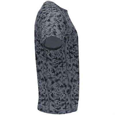 Спортивная футболка ASSEN мужская, ЧЕРНЫЙ ПИКСЕЛЬ 2XL