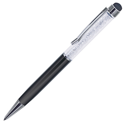 Ручка шариковая со стилусом STARTOUCH (Черный, серебристый)