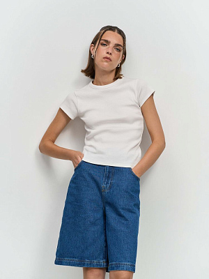 Футболка женская Sara, серый меланж