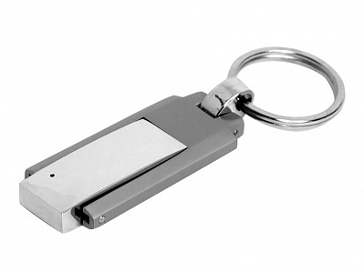 USB 2.0- флешка на 32 Гб в виде массивного брелока (Серебристый)