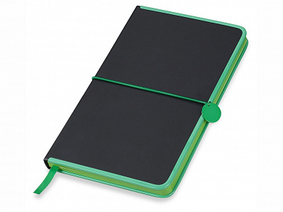 Блокнот А5 Color Rim (Черный/зеленый)