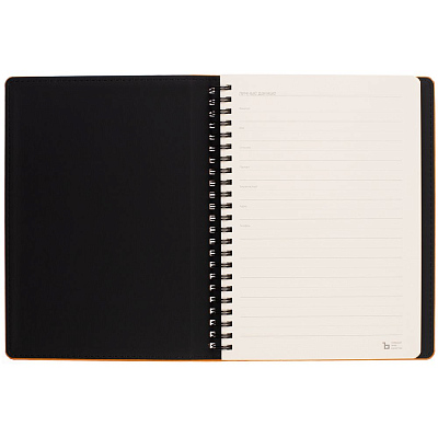 Ежедневник Spring Urban на заказ, недатированный, оранжевый