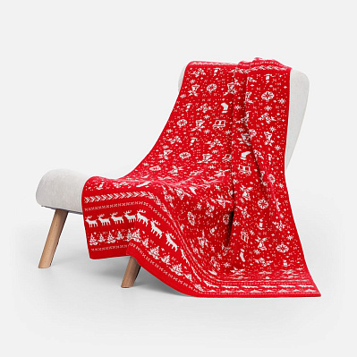 Плед Holidale с молочным (Красный) Плед Holidale с молочным (Красный)