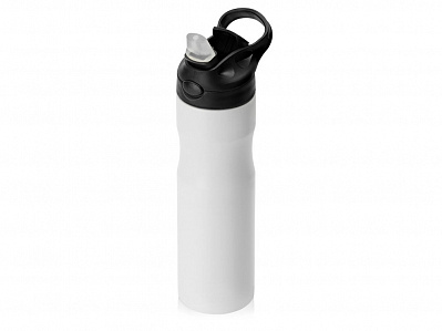 Бутылка для воды из стали Hike, 850 мл (Белый, черный)