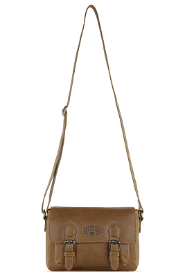 Сумка женская KLONDIKE GOLD «Amber», натуральная кожа в коньячном цвете, 27,5 х 19 х 10 см