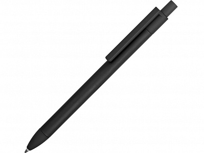 Ручка металлическая soft-touch шариковая Haptic (Черный)