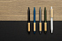 Ручка из переработанного ABS-пластика GRS с бамбуковым клипом - Фото 5