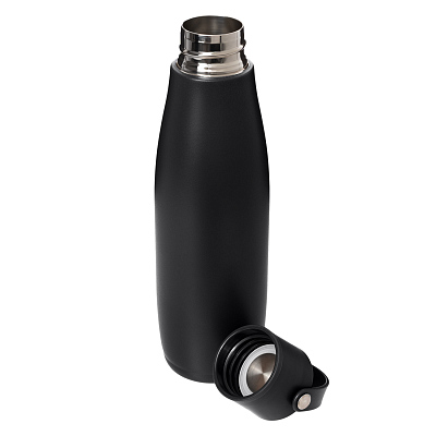 Термобутылка вакуумная герметичная Bosca, черная